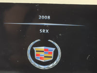 2008 Cadillac Srx Owners Manual Book Guide P/N:15861906 A OEM Used Auto Parts - Oemusedautoparts1.com