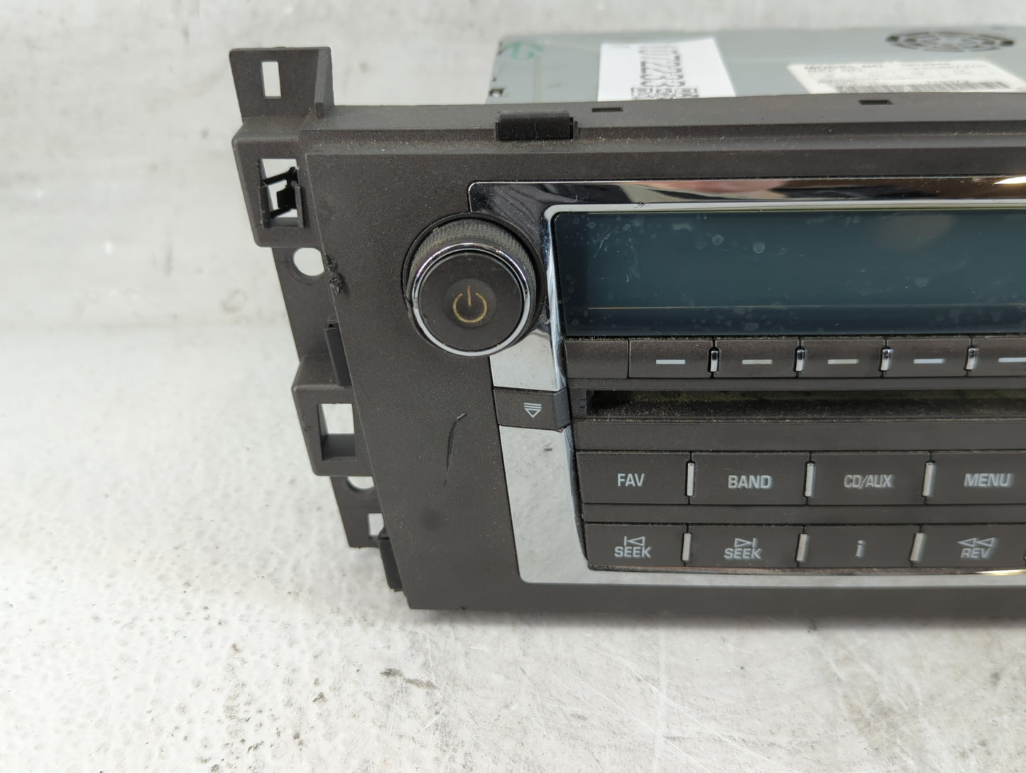 2007-2008 Cadillac Srx Radio AM FM Cd Player Receiver Replacement P/N:25818944 Fits Fits 2007 2008 2009 OEM Used Auto Parts 