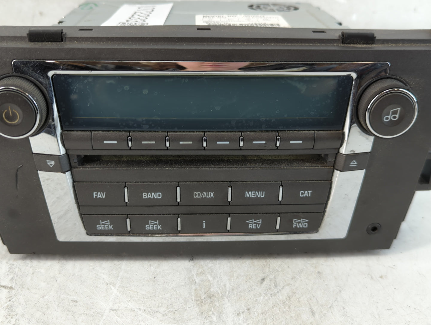 2007-2008 Cadillac Srx Radio AM FM Cd Player Receiver Replacement P/N:25818944 Fits Fits 2007 2008 2009 OEM Used Auto Parts 