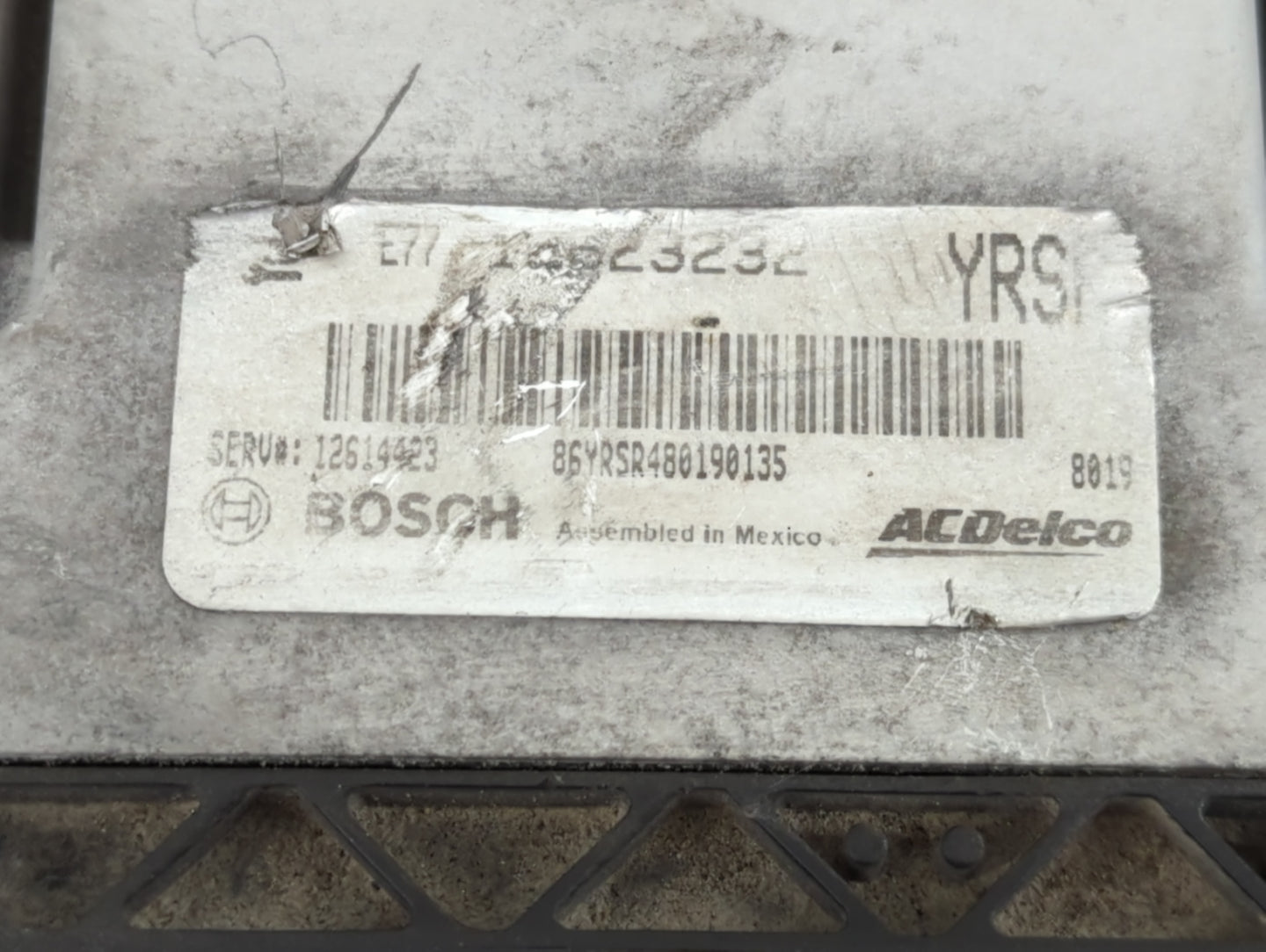 2008-2009 Cadillac Srx PCM Engine Control Computer ECU ECM PCU OEM Fits Fits 2008 2009 OEM Used Auto Parts - Oemusedautopart