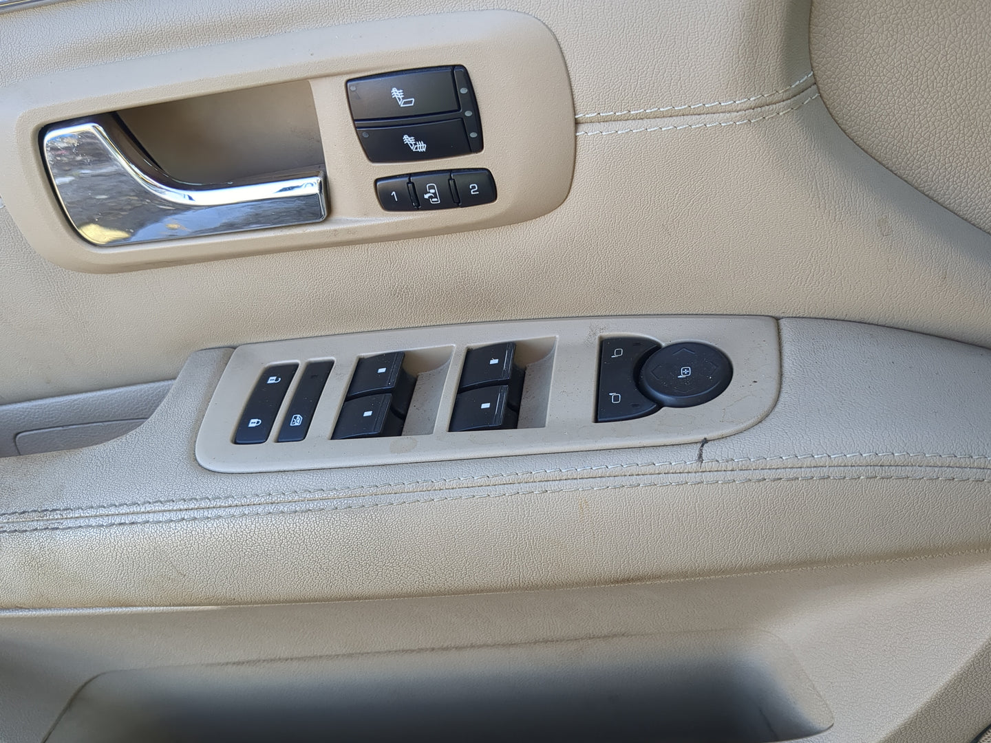 2007-2009 Cadillac Srx Master Power Window Switch Replacement Driver Side Left Fits Fits 2007 2008 2009 OEM Used Auto Parts 