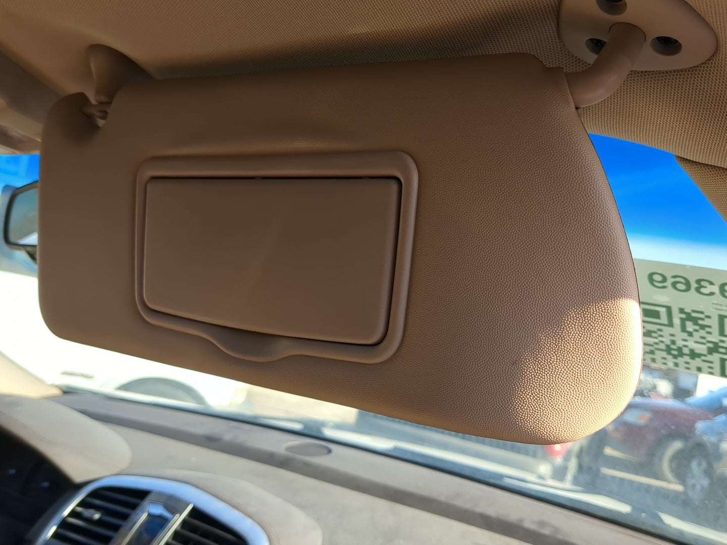 2004-2009 Cadillac Srx Sun Visor Shade Replacement Passenger Right Mirror Fits Fits 2004 2005 2006 2007 2008 2009 OEM Used A