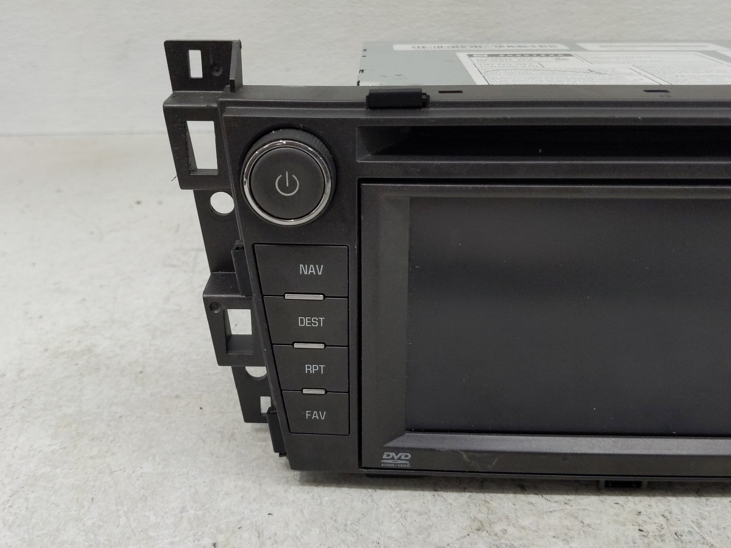 2008-2009 Cadillac Srx Radio AM FM Cd Player Receiver Replacement P/N:25851426 Fits Fits 2008 2009 OEM Used Auto Parts - Oem