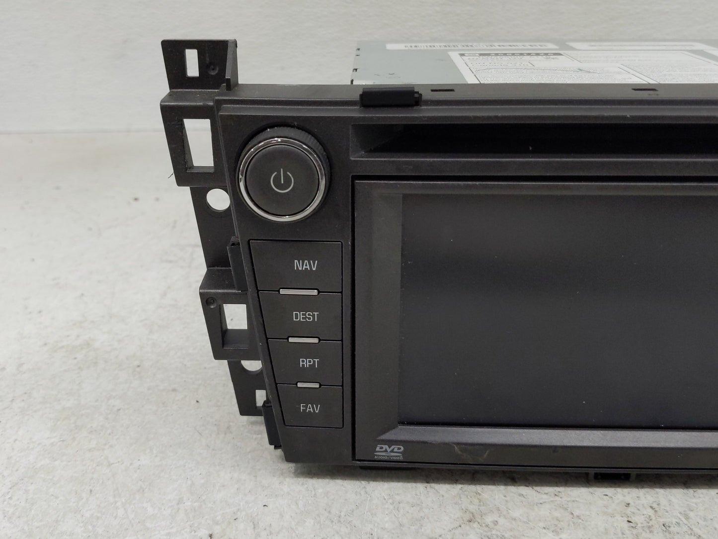 2008-2009 Cadillac Srx Radio AM FM Cd Player Receiver Replacement P/N:25851426 Fits Fits 2008 2009 OEM Used Auto Parts - Oem