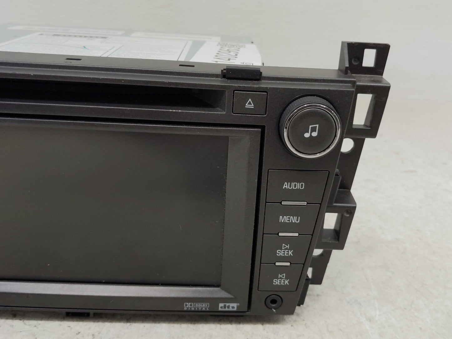 2008-2009 Cadillac Srx Radio AM FM Cd Player Receiver Replacement P/N:25851426 Fits Fits 2008 2009 OEM Used Auto Parts - Oem