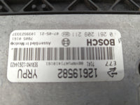 2008-2009 Cadillac Srx PCM Engine Control Computer ECU ECM PCU OEM P/N:12619582 0 261 209 211 Fits Fits 2008 2009 OEM Used A