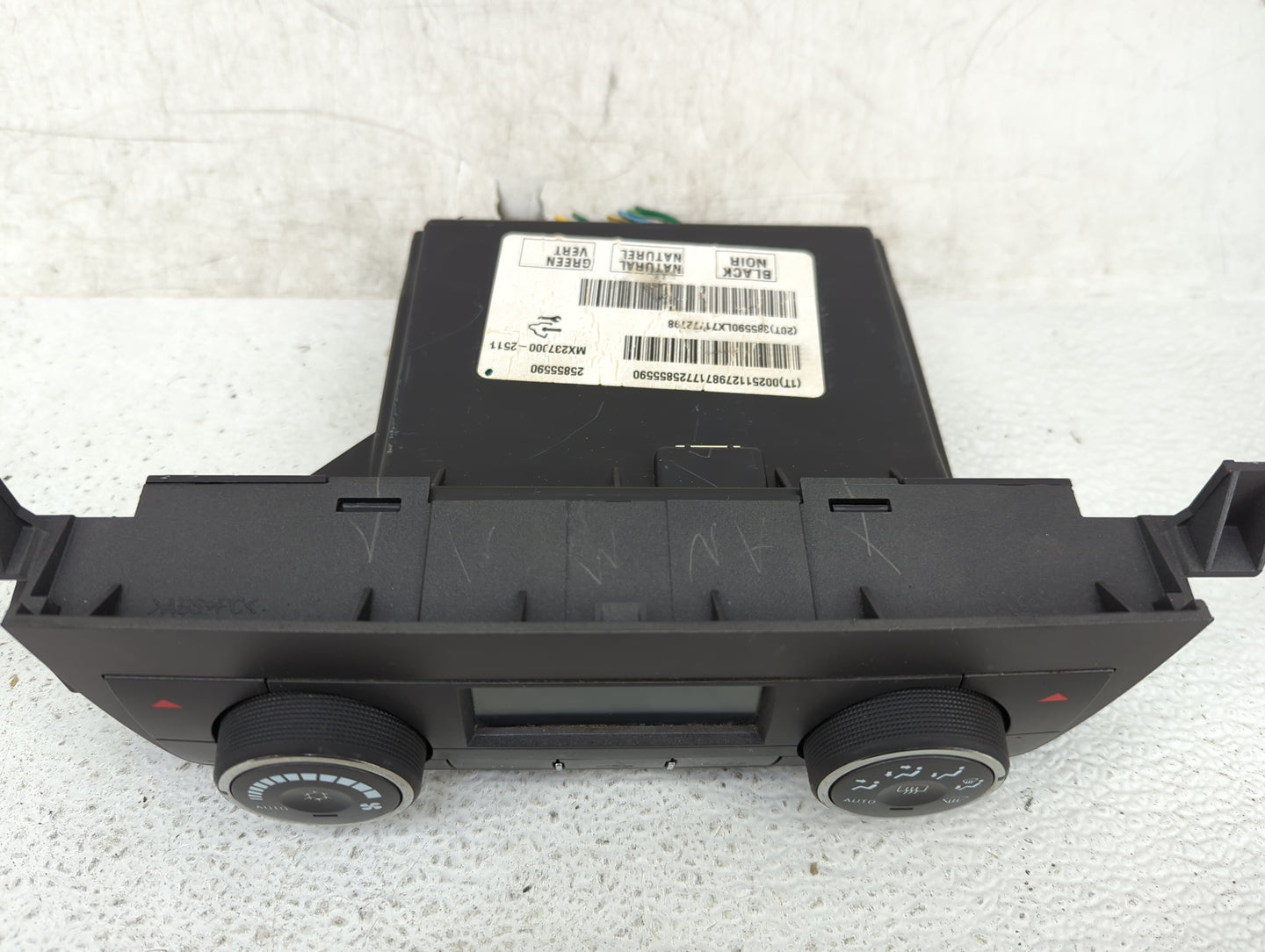 2008-2009 Cadillac Srx Climate Control Module Temperature AC/Heater Replacement P/N:25855590 Fits Fits 2008 2009 OEM Used Au