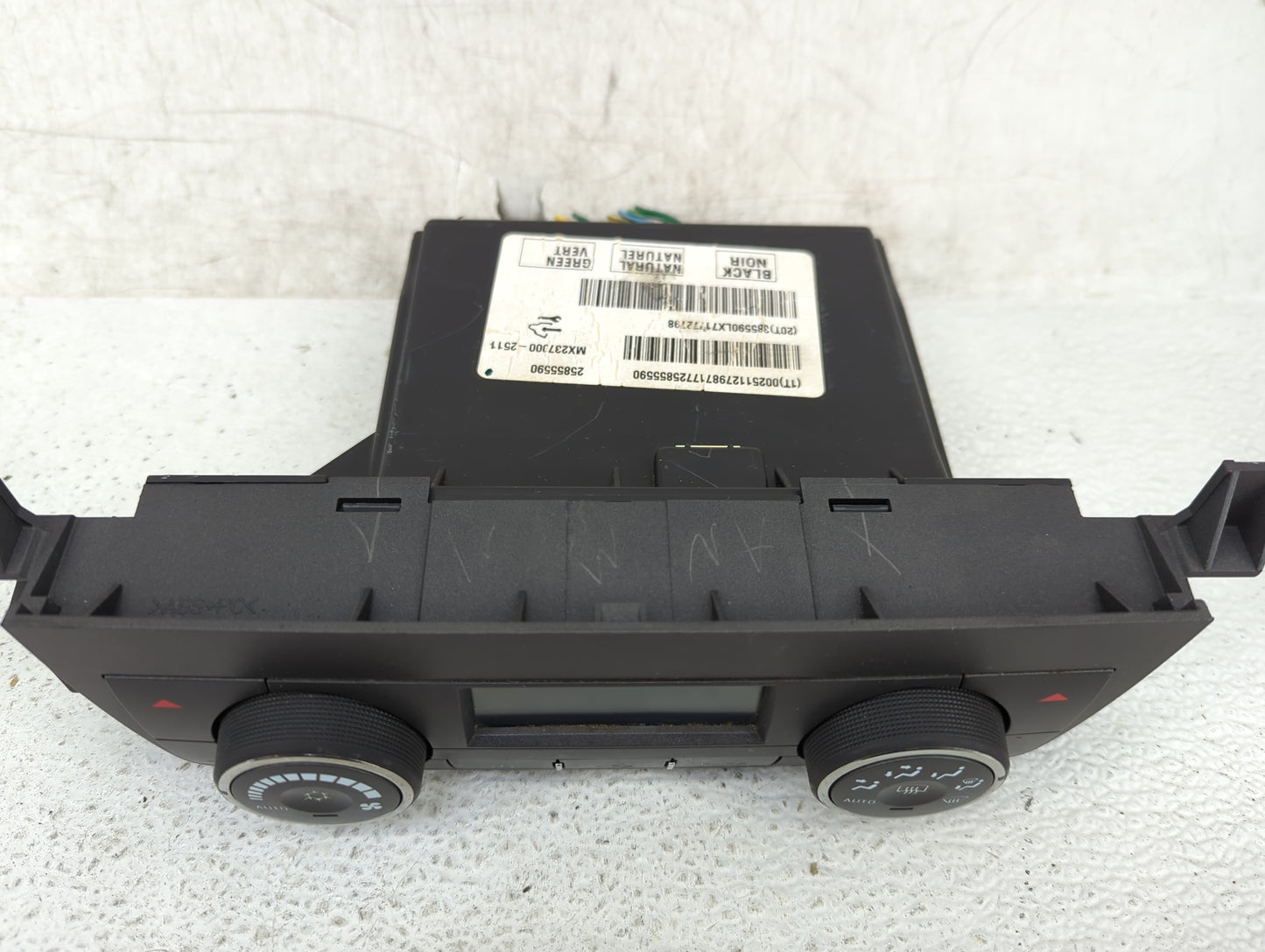 2008-2009 Cadillac Srx Climate Control Module Temperature AC/Heater Replacement P/N:25855590 Fits Fits 2008 2009 OEM Used Au