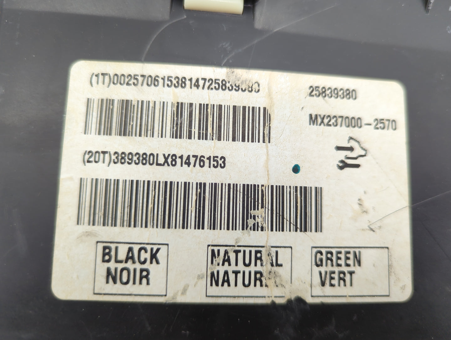 2008-2009 Cadillac Srx Climate Control Module Temperature AC/Heater Replacement Fits Fits 2008 2009 OEM Used Auto Parts - Oe