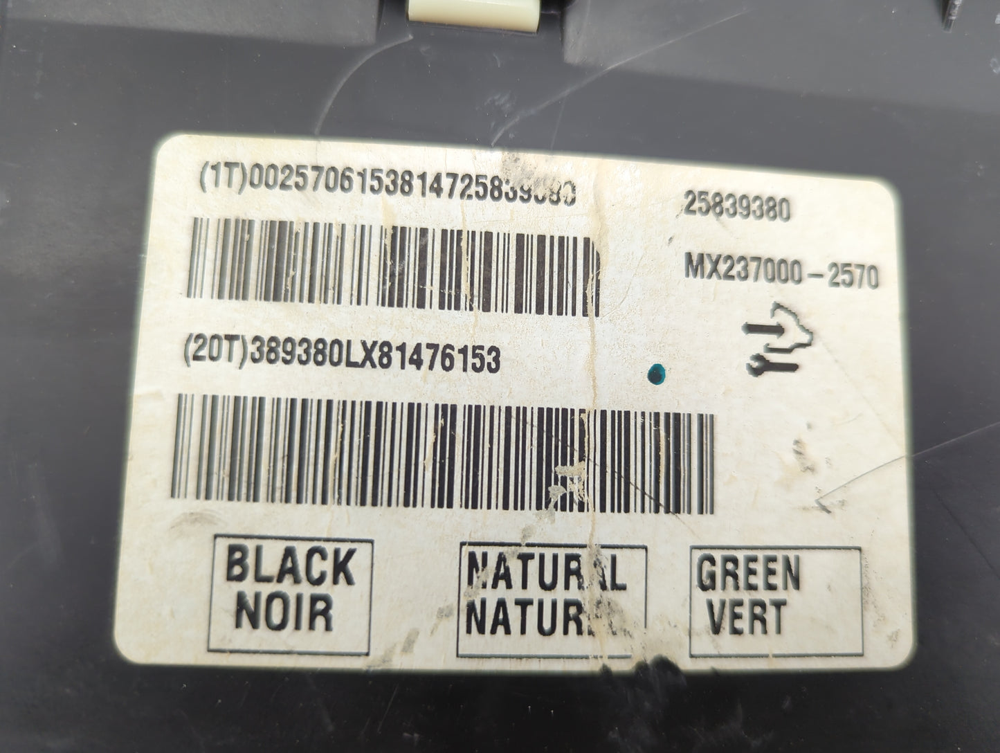 2008-2009 Cadillac Srx Climate Control Module Temperature AC/Heater Replacement Fits Fits 2008 2009 OEM Used Auto Parts - Oe