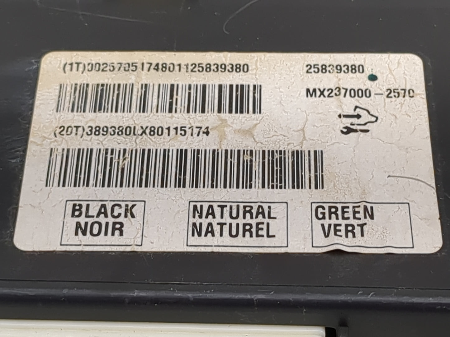 2008-2009 Cadillac Srx Climate Control Module Temperature AC/Heater Replacement P/N:25839380 Fits Fits 2008 2009 OEM Used Au