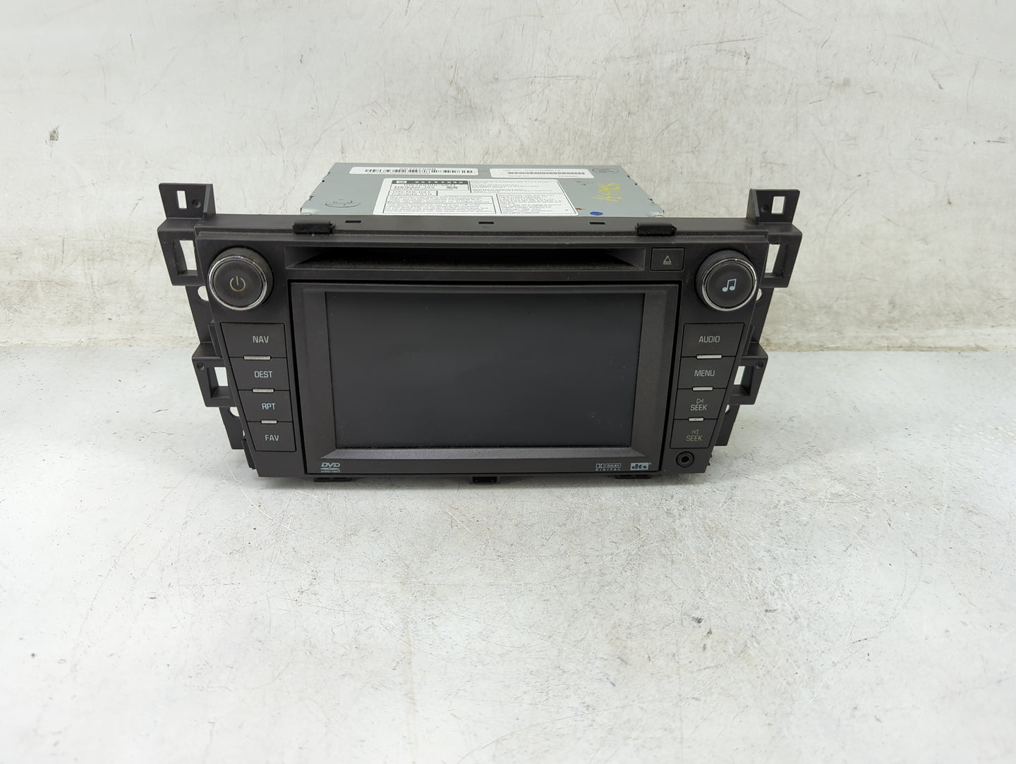 2007-2008 Cadillac Srx Radio AM FM Cd Player Receiver Replacement P/N:25797598 DW468100-5871 Fits Fits 2007 2008 OEM Used Au