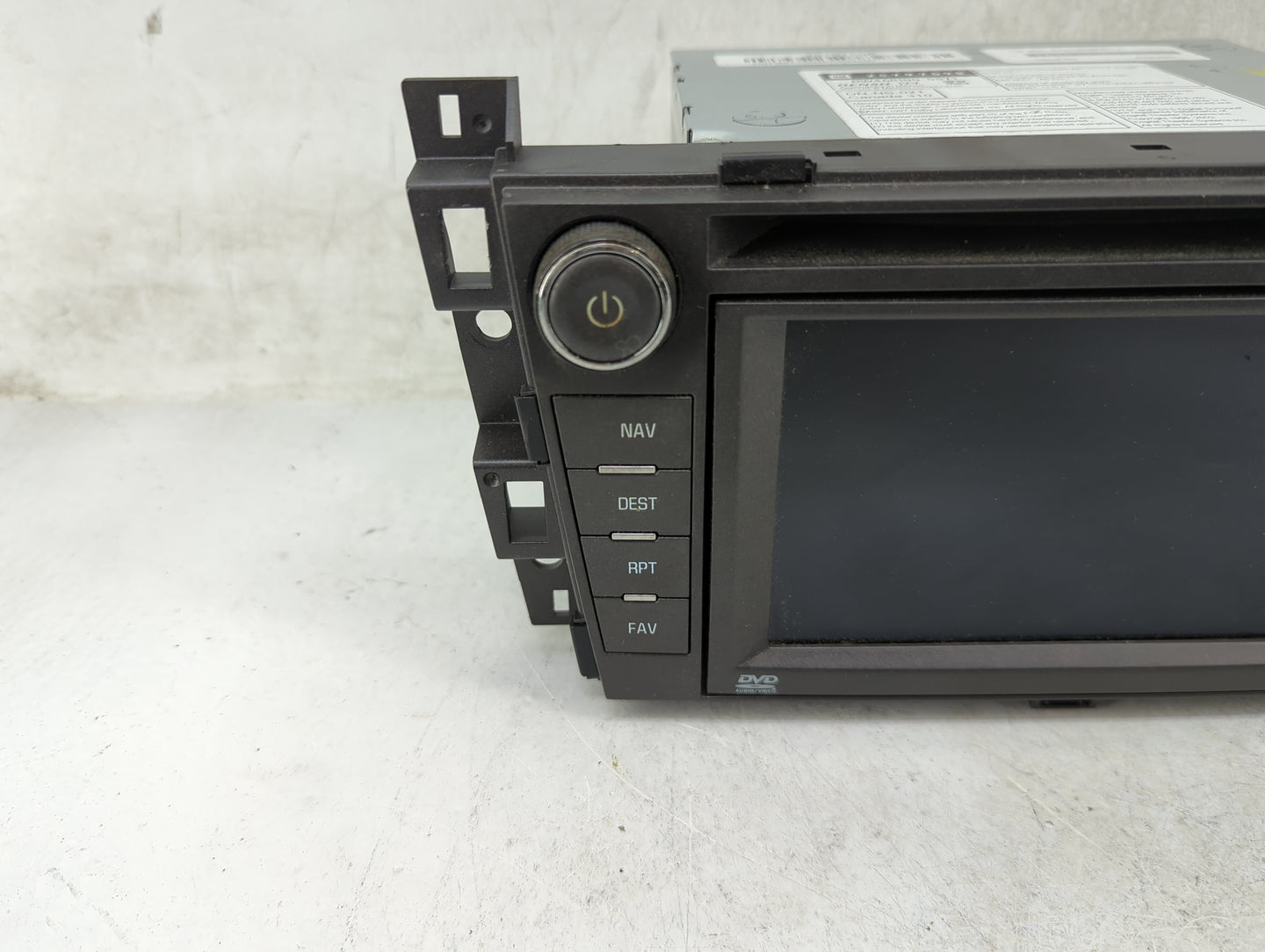 2007-2008 Cadillac Srx Radio AM FM Cd Player Receiver Replacement P/N:25797598 DW468100-5871 Fits Fits 2007 2008 OEM Used Au