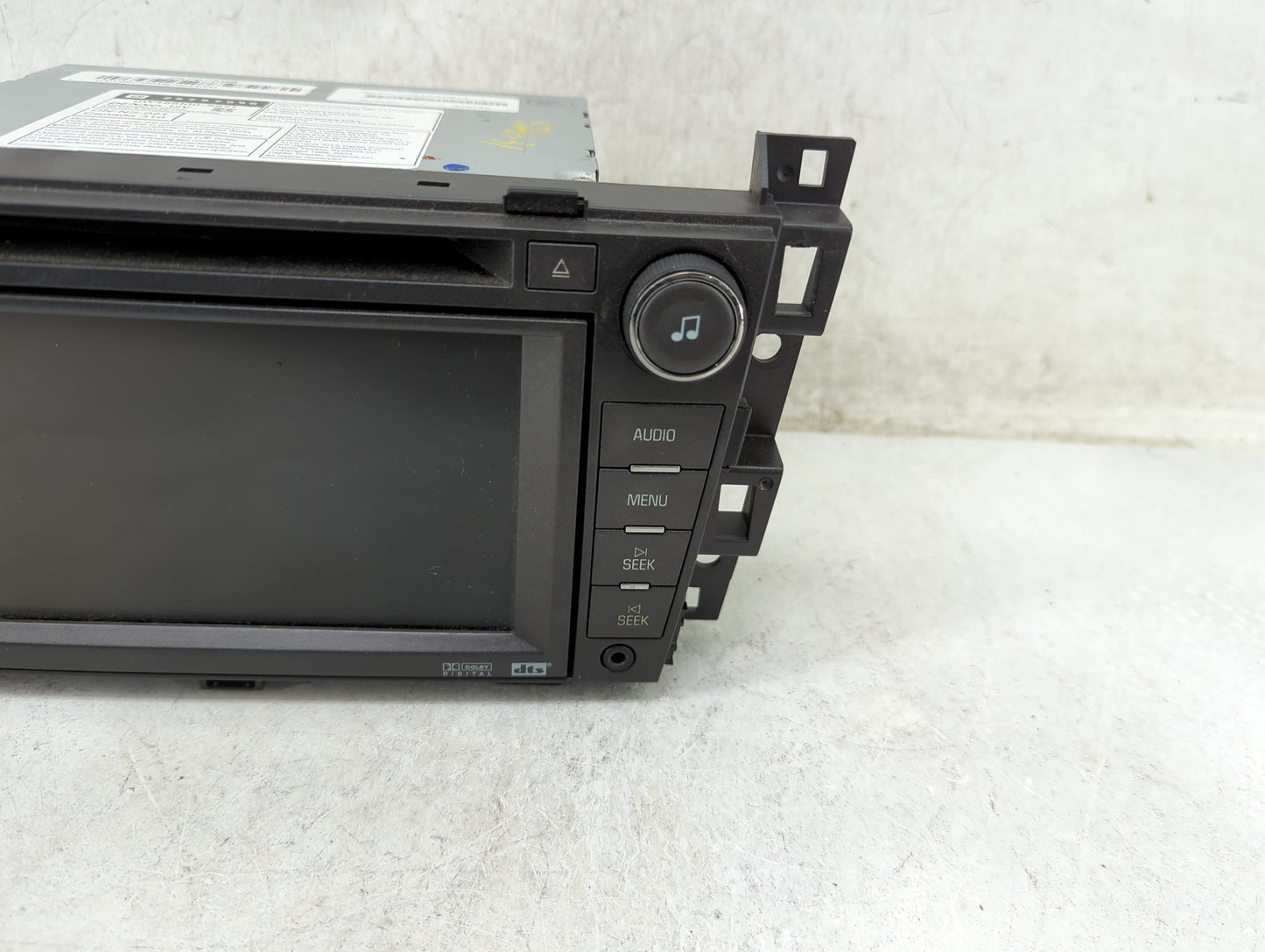 2007-2008 Cadillac Srx Radio AM FM Cd Player Receiver Replacement P/N:25797598 DW468100-5871 Fits Fits 2007 2008 OEM Used Au