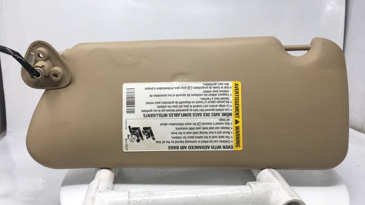 2008 Cadillac Srx Sun Visor Shade Replacement Passenger Right Mirror Fits OEM Used Auto Parts - Oemusedautoparts1.com