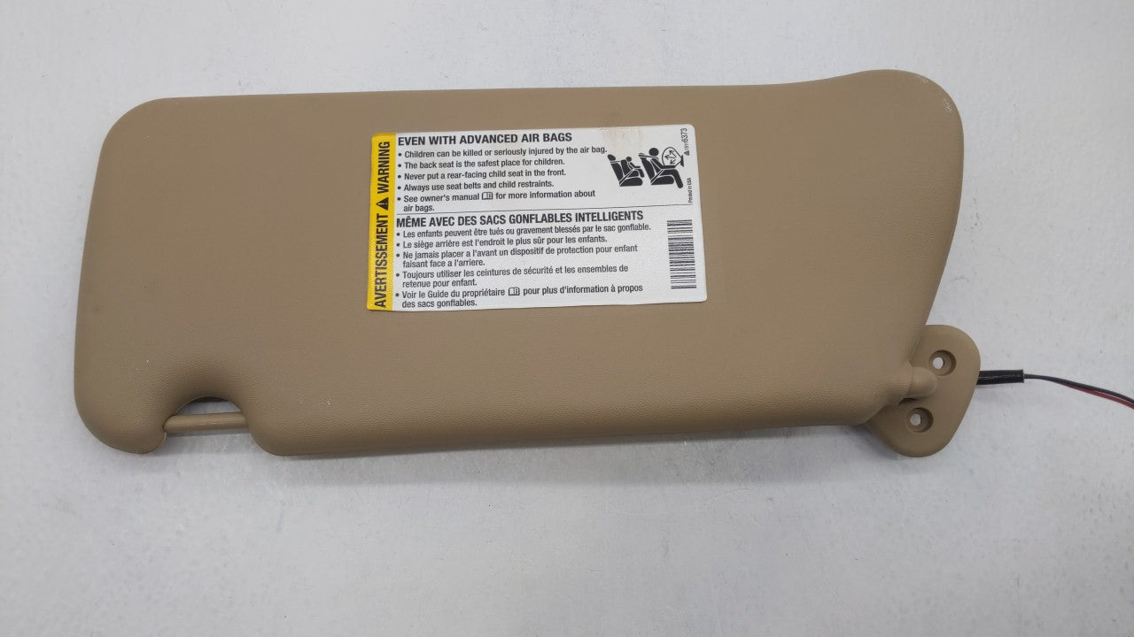 2004-2009 Cadillac Srx Sun Visor Shade Replacement Passenger Right Mirror Fits Fits 2004 2005 2006 2007 2008 2009 OEM Used A