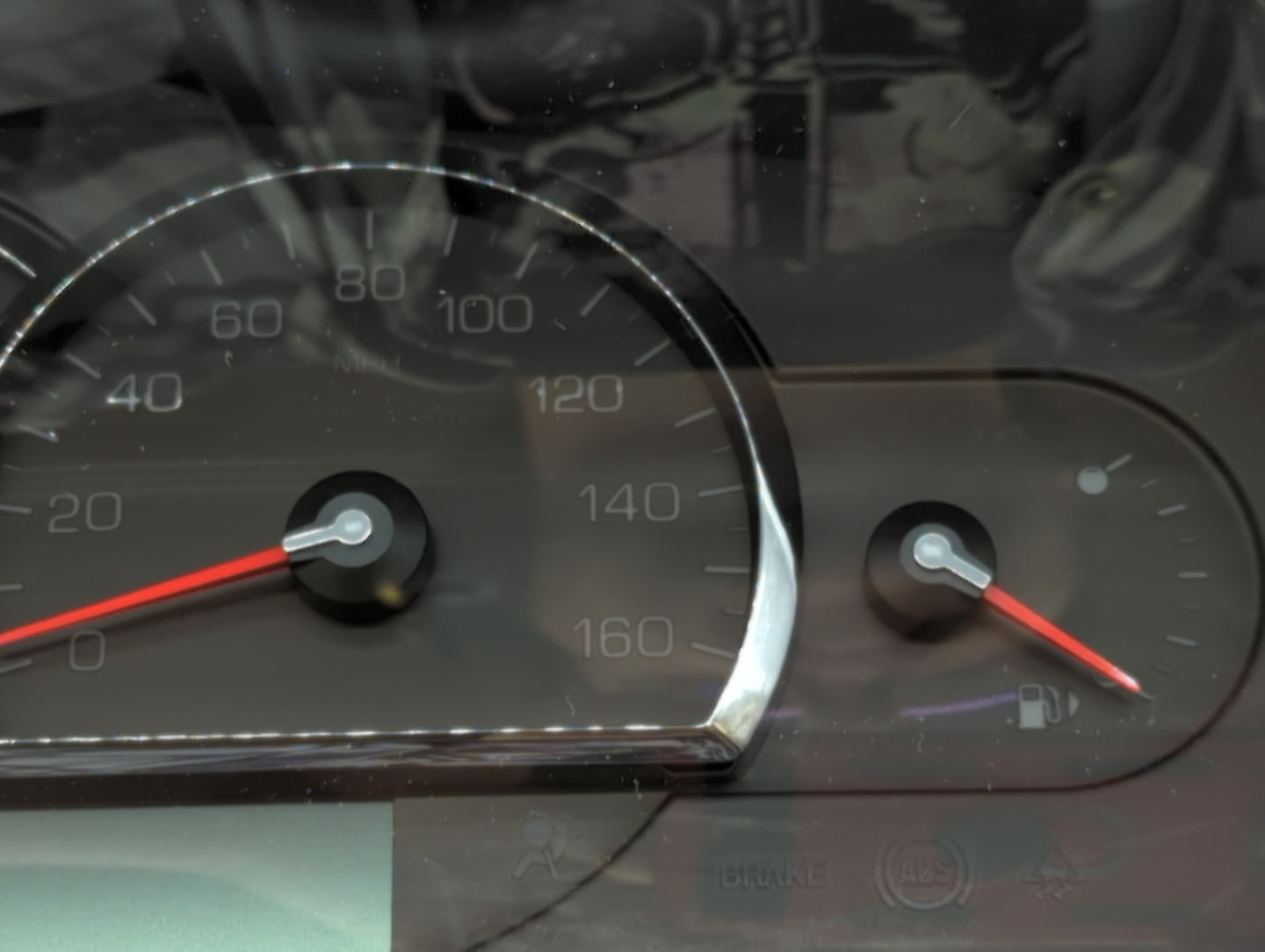 2008-2009 Cadillac Srx Instrument Cluster Speedometer Gauges P/N:25810140 25961448, 25904017, 25961448 Fits Fits 2008 2009 O
