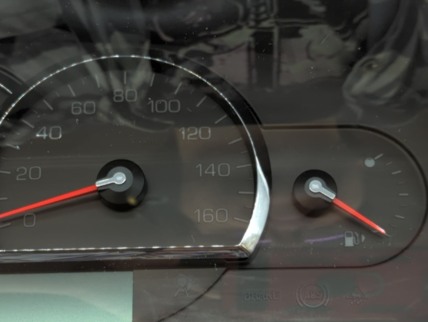 2008-2009 Cadillac Srx Instrument Cluster Speedometer Gauges P/N:25810140 25961448, 25904017, 25961448 Fits Fits 2008 2009 O