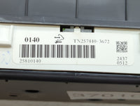 2008-2009 Cadillac Srx Instrument Cluster Speedometer Gauges P/N:25810140 25961448, 25904017, 25961448 Fits Fits 2008 2009 O