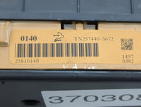 2008-2009 Cadillac Srx Instrument Cluster Speedometer Gauges P/N:25810140 25961448, 25904017, 25961448 Fits Fits 2008 2009 O