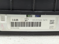 2008-2009 Cadillac Srx Instrument Cluster Speedometer Gauges P/N:25810140 25961448, 25904017, 25961448 Fits Fits 2008 2009 O