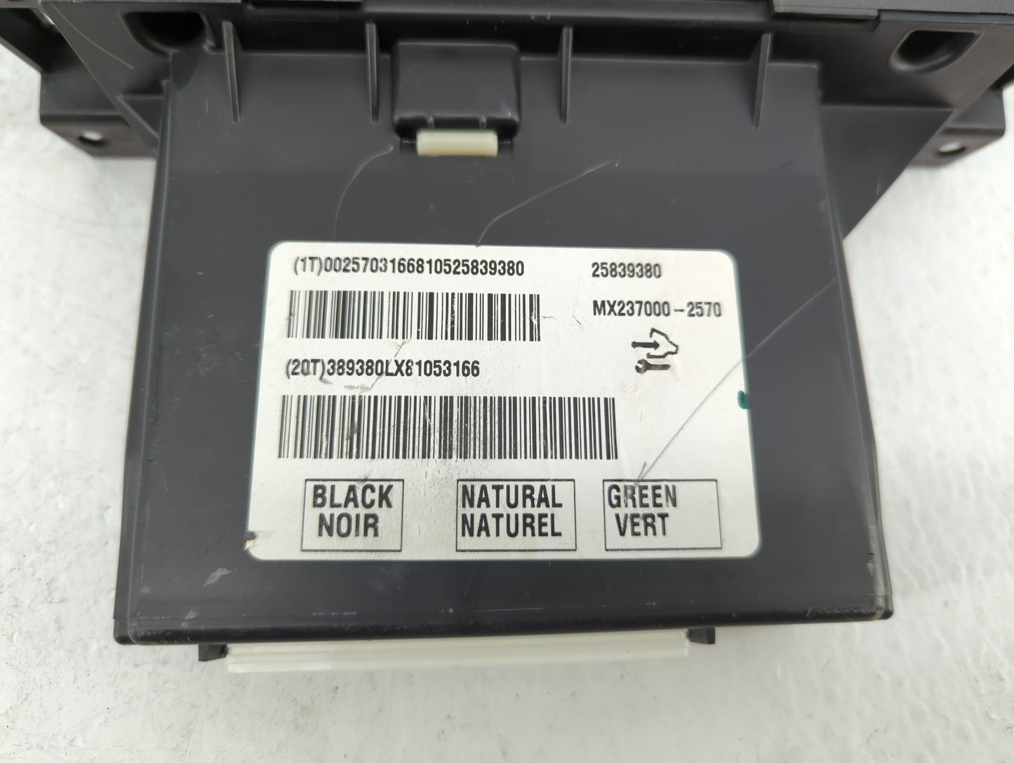 2008-2009 Cadillac Srx Climate Control Module Temperature AC/Heater Replacement P/N:25855590 25839380 Fits Fits 2008 2009 OE