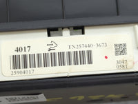 2007-2008 Cadillac Srx Instrument Cluster Speedometer Gauges P/N:25904017 25810140, 25794447 Fits Fits 2007 2008 OEM Used Au