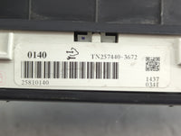 2008-2009 Cadillac Srx Instrument Cluster Speedometer Gauges P/N:25810140 Fits Fits 2008 2009 OEM Used Auto Parts - Oemuseda