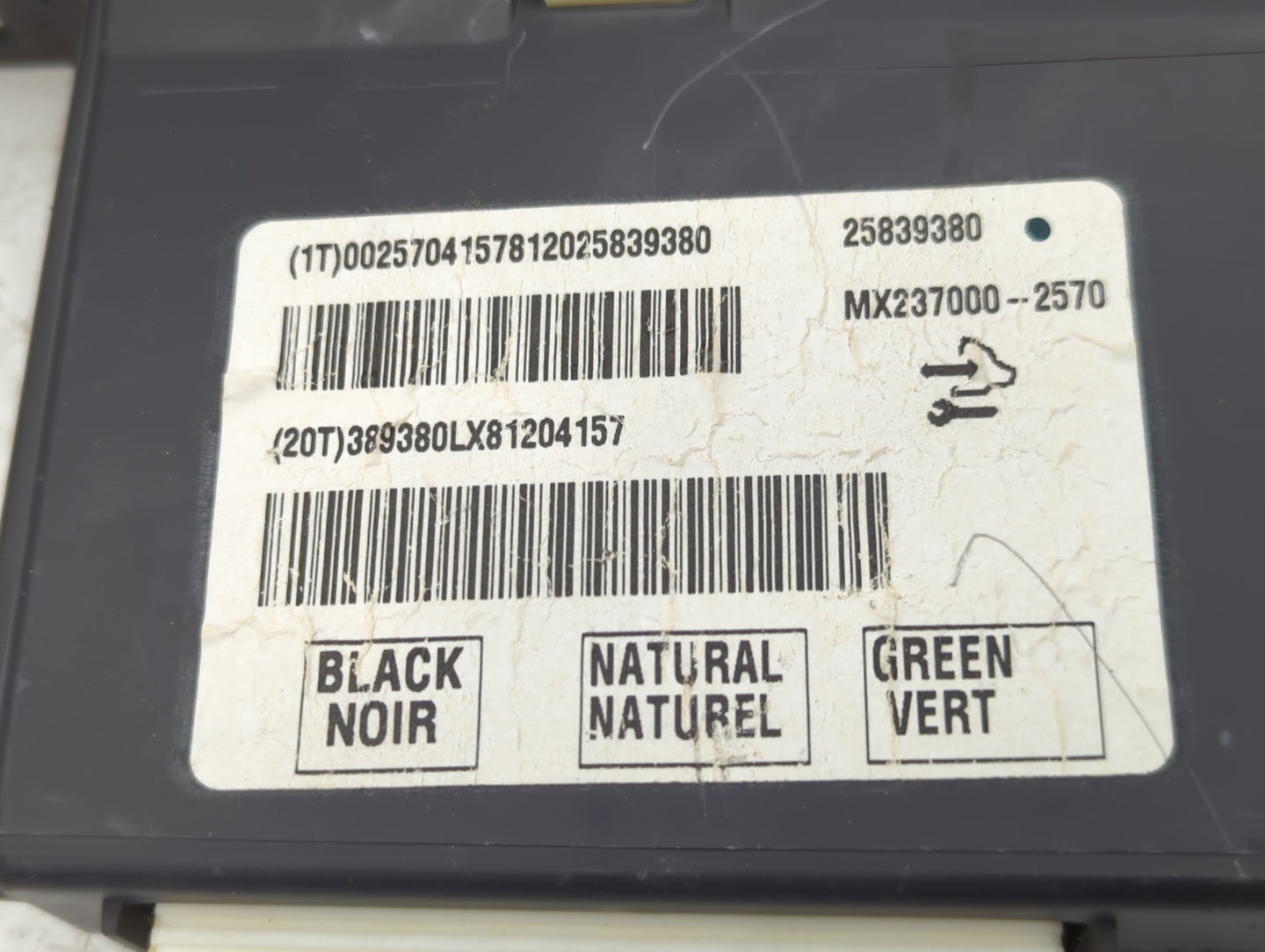 2008-2009 Cadillac Srx Climate Control Module Temperature AC/Heater Replacement P/N:25855590 Fits Fits 2008 2009 OEM Used Au