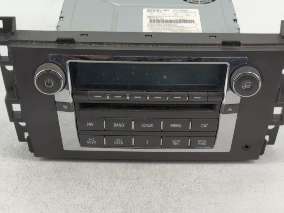 2007-2008 Cadillac Srx Am Fm Cd Player Radio Receiver 655199 - Oemusedautoparts1.com