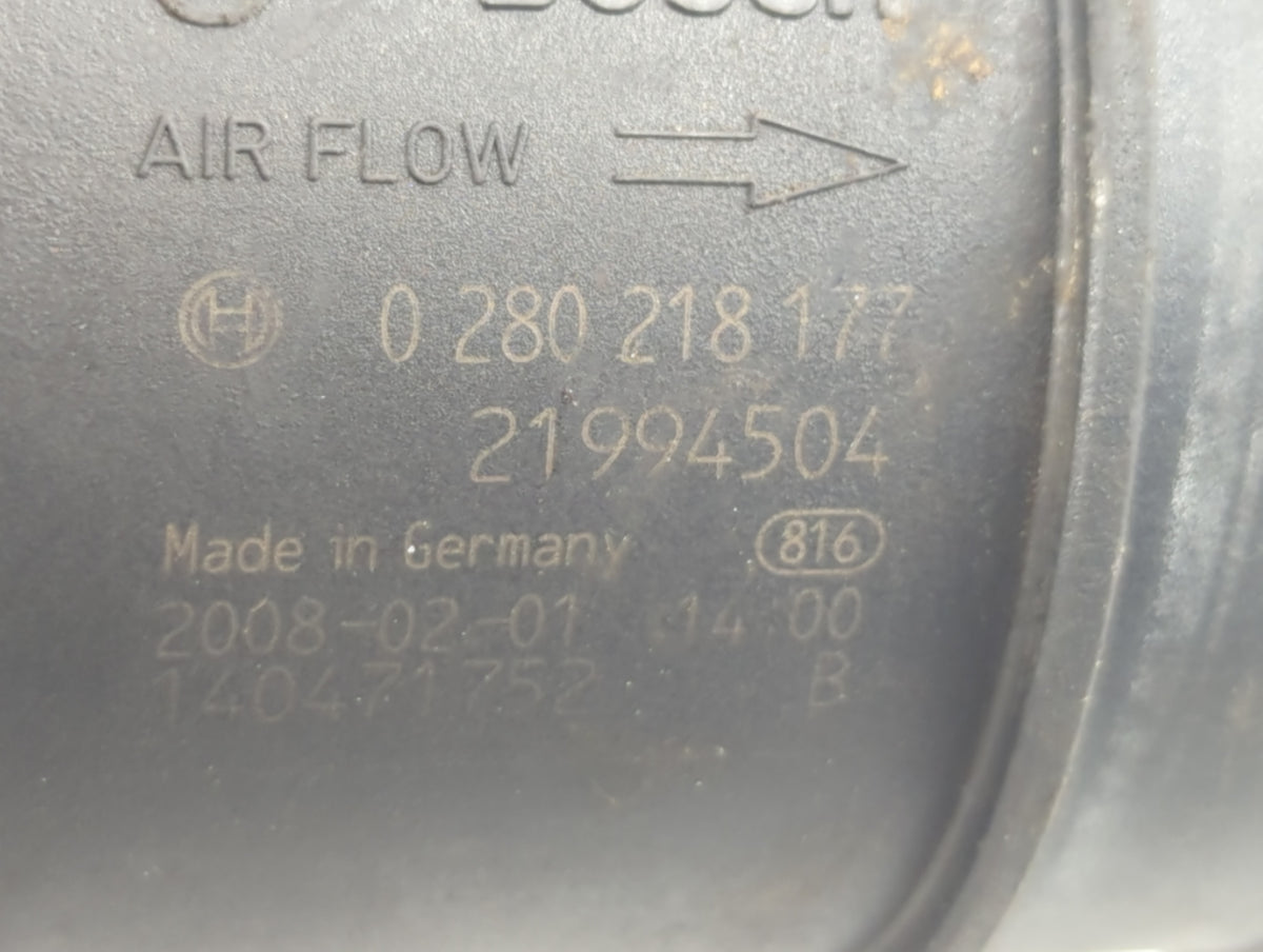 2007-2009 Cadillac Srx Mass Air Flow Meter Maf Sensor 660978 - Oemusedautoparts1.com