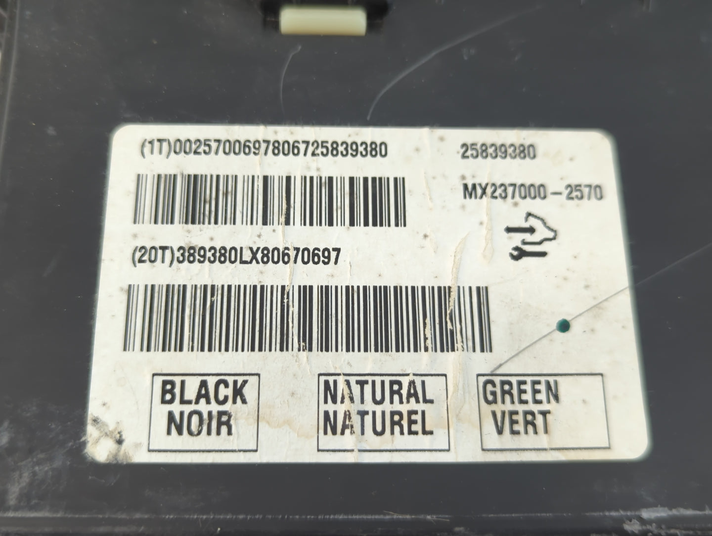 2008-2009 Cadillac Srx Climate Control Module Temperature AC/Heater Replacement P/N:25839380 MX237000-2570 Fits Fits 2008 20