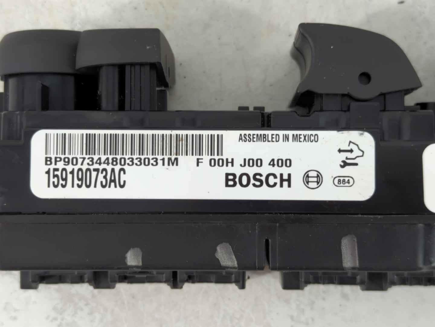 2007-2009 Cadillac Srx Master Power Window Switch Replacement Driver Side Left P/N:F 00H J00 400 15919073AC Fits OEM Used Au