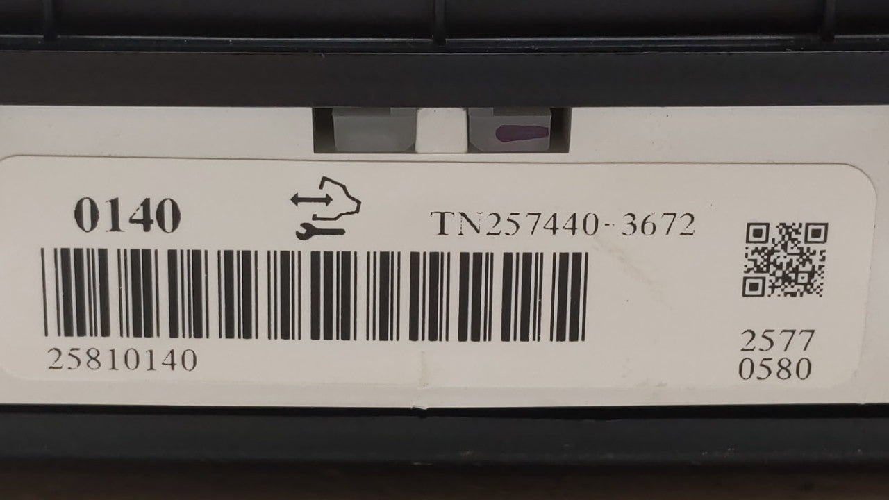 2008 Cadillac Srx Instrument Cluster Speedometer Gauges P/N:25810140 25961448, 25904017, 25961448 Fits Fits 2009 OEM Used Au