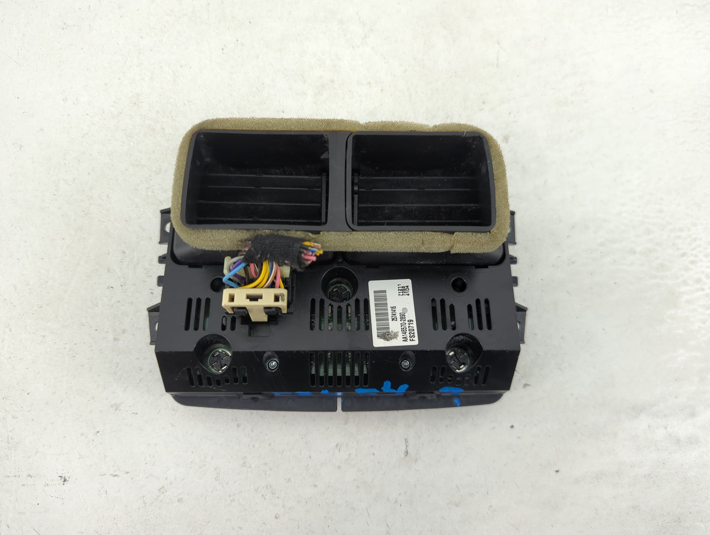 2005-2011 Cadillac Sts Climate Control Module Temperature AC/Heater Replacement P/N:25741416 AA146570-2890 Fits OEM Used Aut