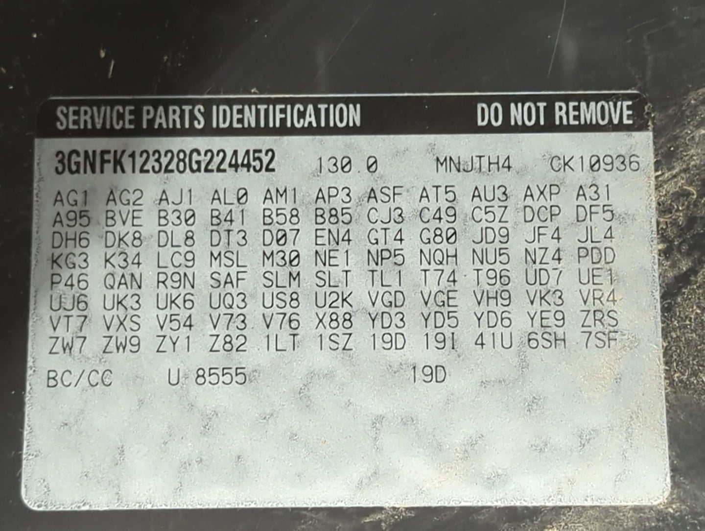 2008 Chevrolet Avalanche Passenger Glove Box Door Storage Compartment - Oemusedautoparts1.com