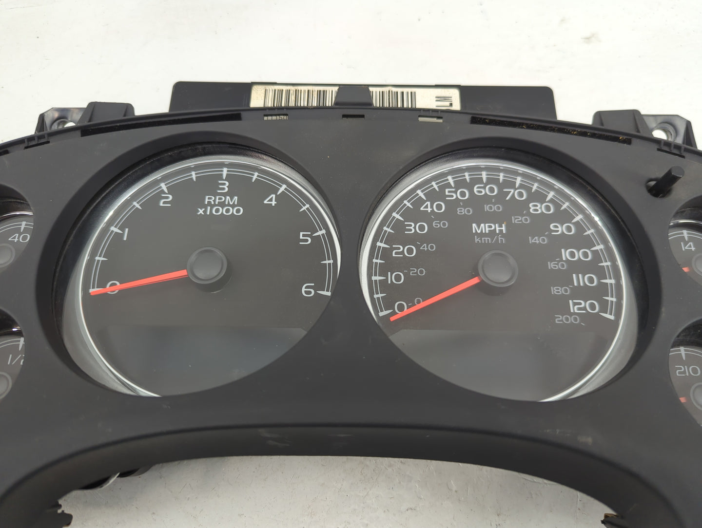 2008 Chevrolet Avalanche 1500 Instrument Cluster Speedometer Gauges P/N:28103107 Fits Fits 2007 2009 OEM Used Auto Parts - O