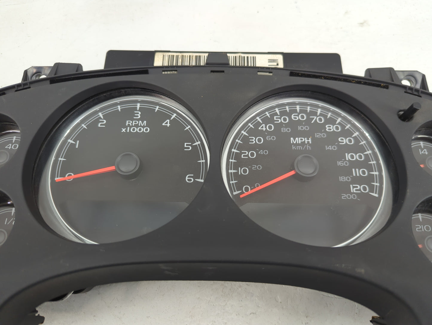 2008 Chevrolet Avalanche 1500 Instrument Cluster Speedometer Gauges P/N:28103107 Fits Fits 2007 2009 OEM Used Auto Parts - O