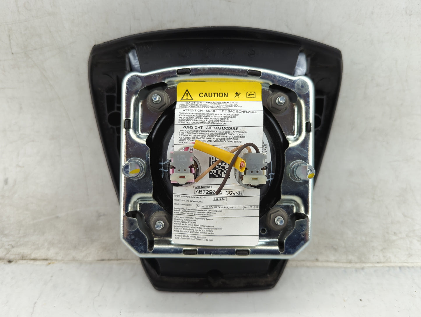 2008 Chevrolet Avalanche 1500 Air Bag Driver Left Steering Wheel Mounted Fits OEM Used Auto Parts - Oemusedautoparts1.com