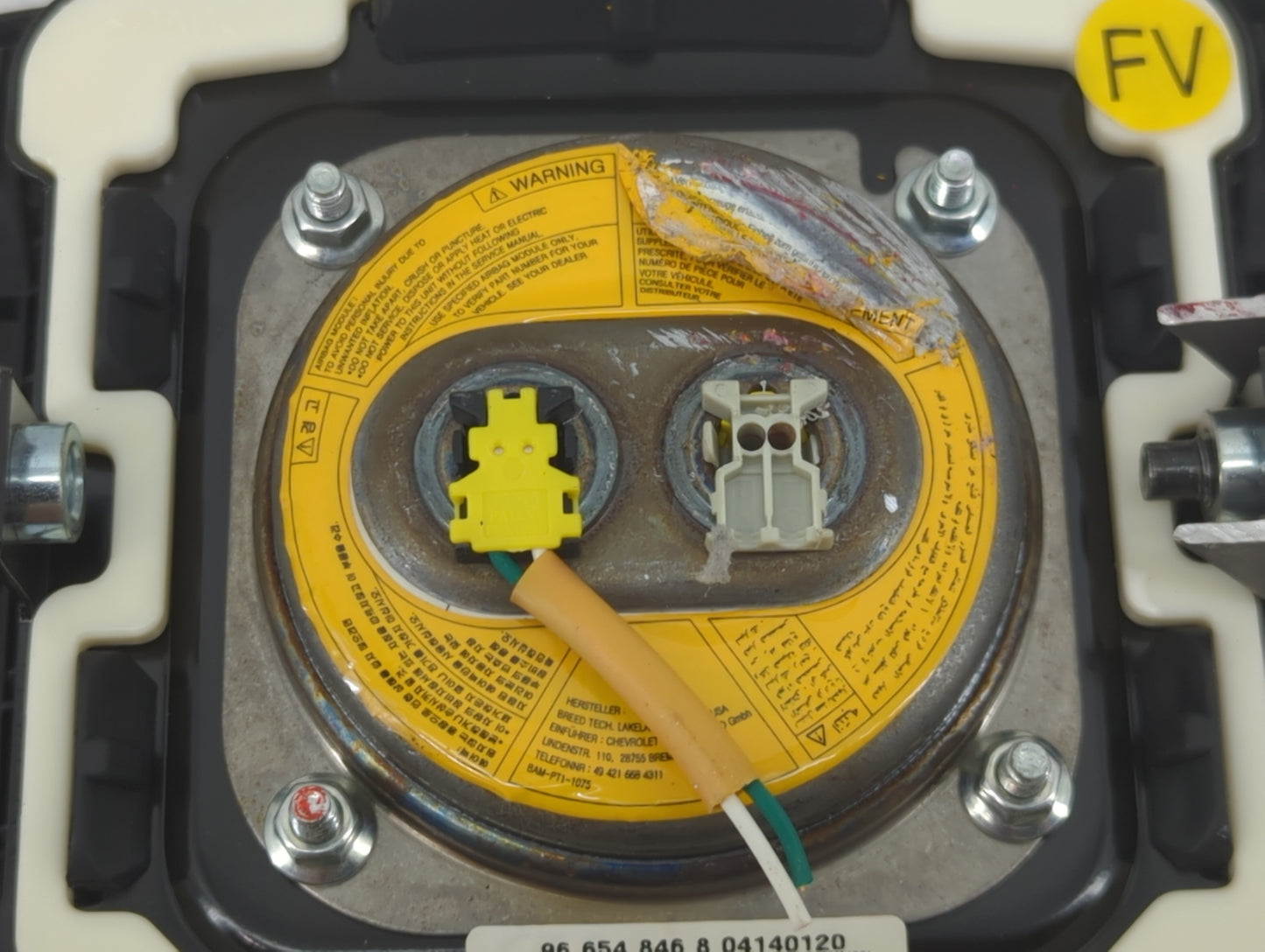 2007-2011 Chevrolet Aveo Air Bag Driver Left Steering Wheel Mounted - Oemusedautoparts1.com