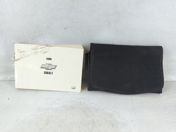 2008 Chevrolet Cobalt Owners Manual Book Guide P/N:25792530 B OEM Used Auto Parts - Oemusedautoparts1.com