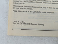 2008 Chevrolet Cobalt Owners Manual Book Guide P/N:25792530 B OEM Used Auto Parts - Oemusedautoparts1.com