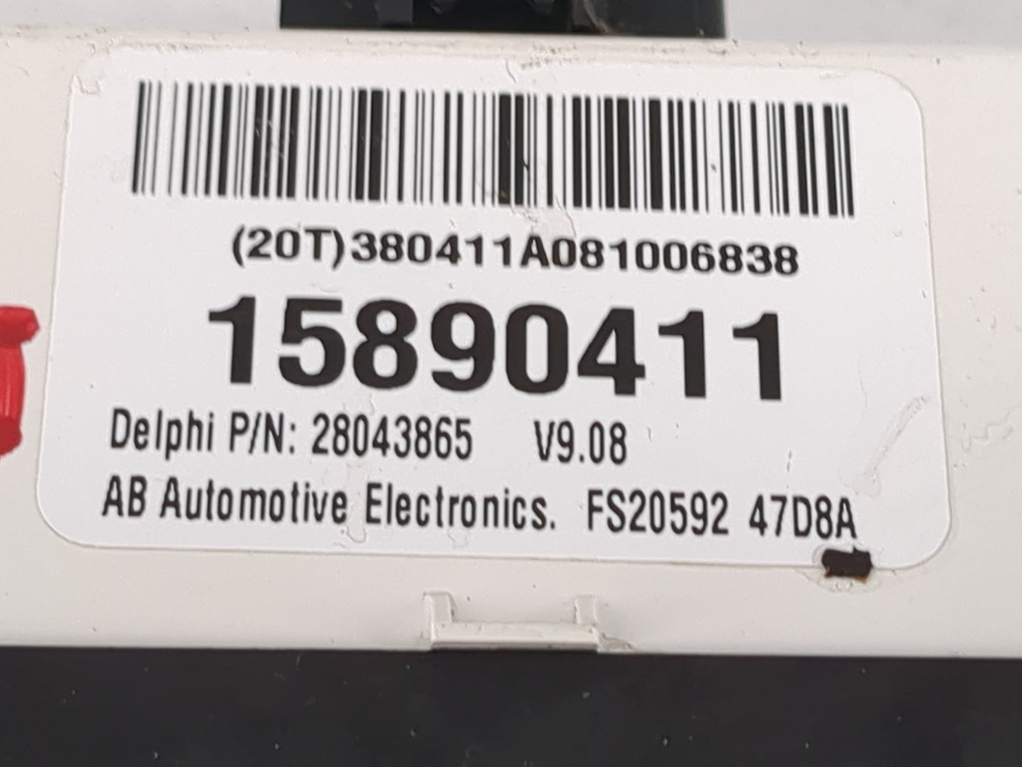 2005-2010 Chevrolet Cobalt Climate Control Module Temperature AC/Heater Replacement P/N:15890411 Fits OEM Used Auto Parts - 