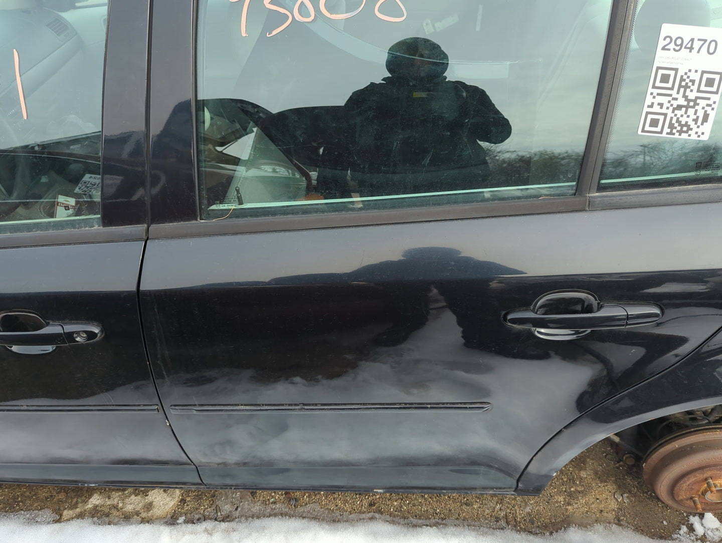 2005-2010 Chevrolet Cobalt Driver Rear Door Oem 1263319 - Oemusedautoparts1.com