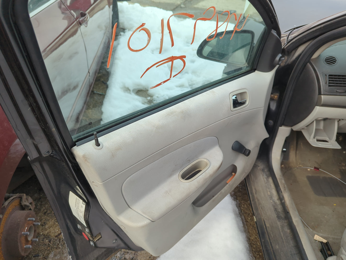 2008 Chevrolet Cobalt Front Left Driver Interior Door Panel Trim - Oemusedautoparts1.com