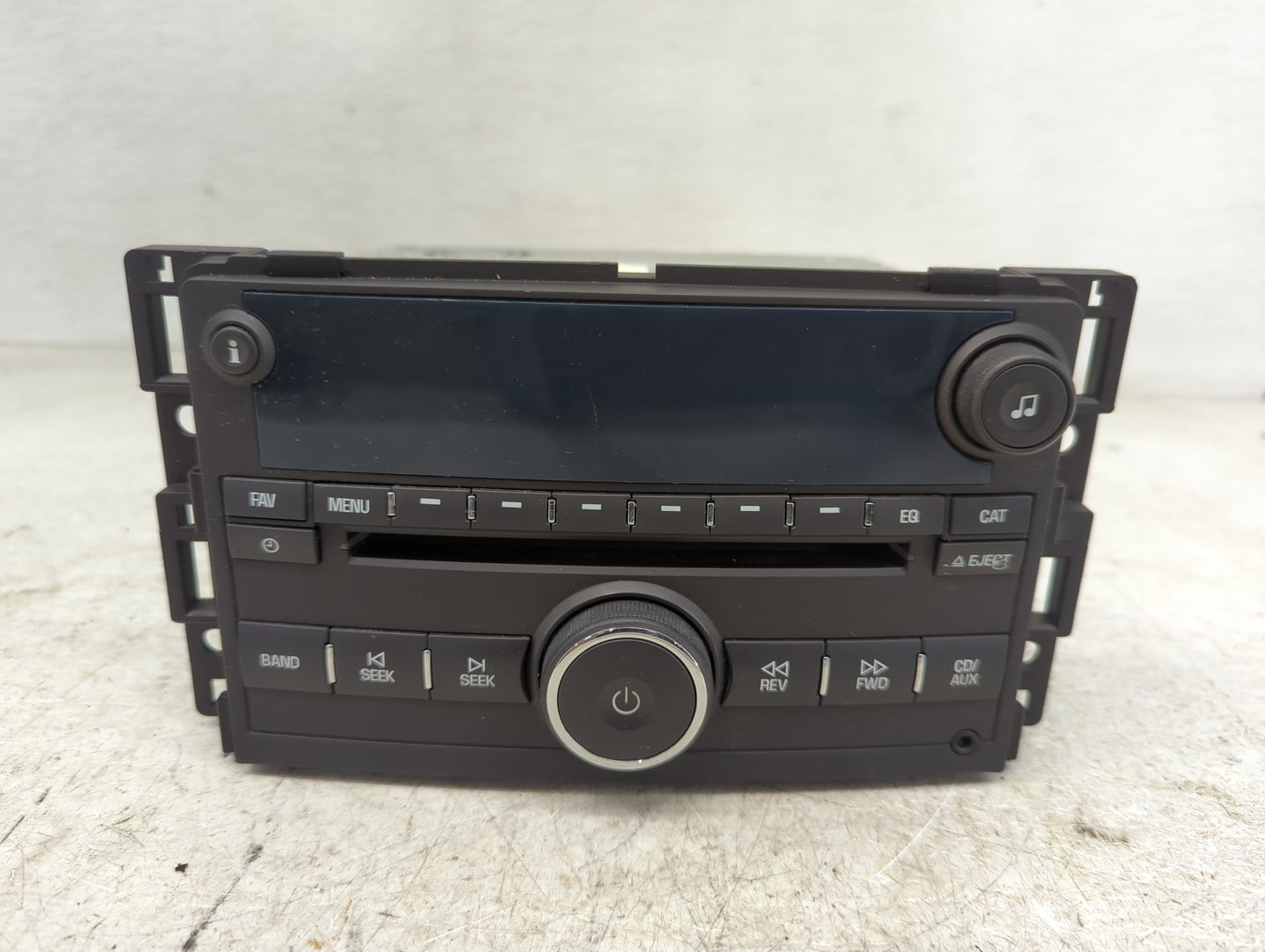 2007-2008 Chevrolet Cobalt Radio AM FM Cd Player Receiver Replacement Fits Fits 2007 2008 OEM Used Auto Parts - Oemusedautop