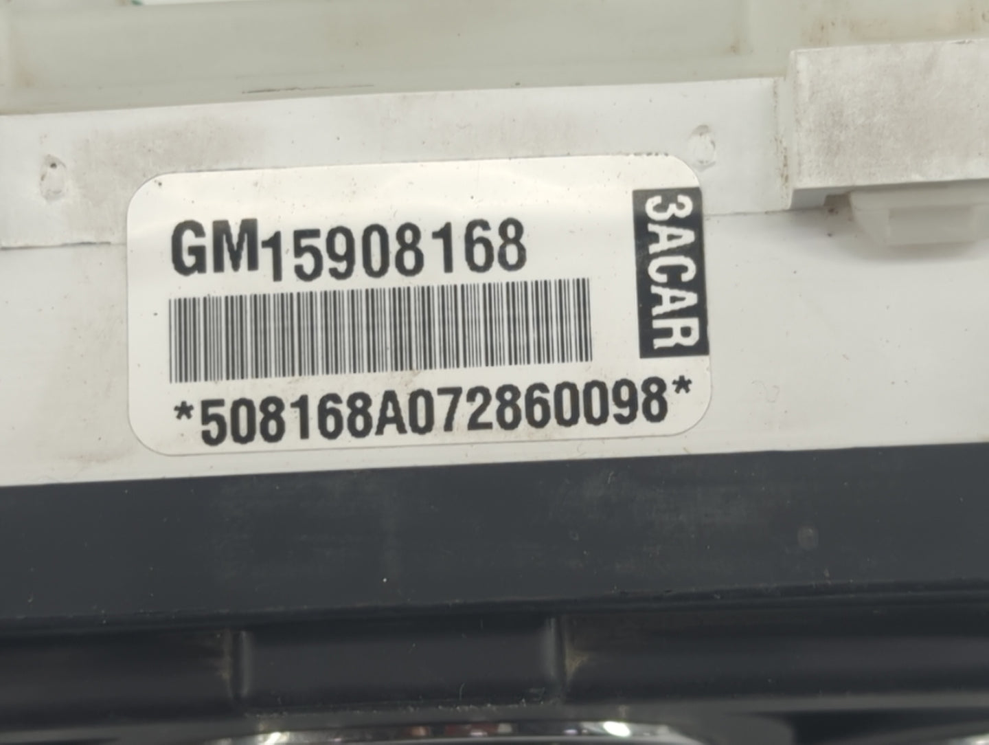2008-2010 Chevrolet Cobalt Instrument Cluster Speedometer Gauges P/N:GM15908168 15908168 Fits Fits 2008 2009 2010 OEM Used A