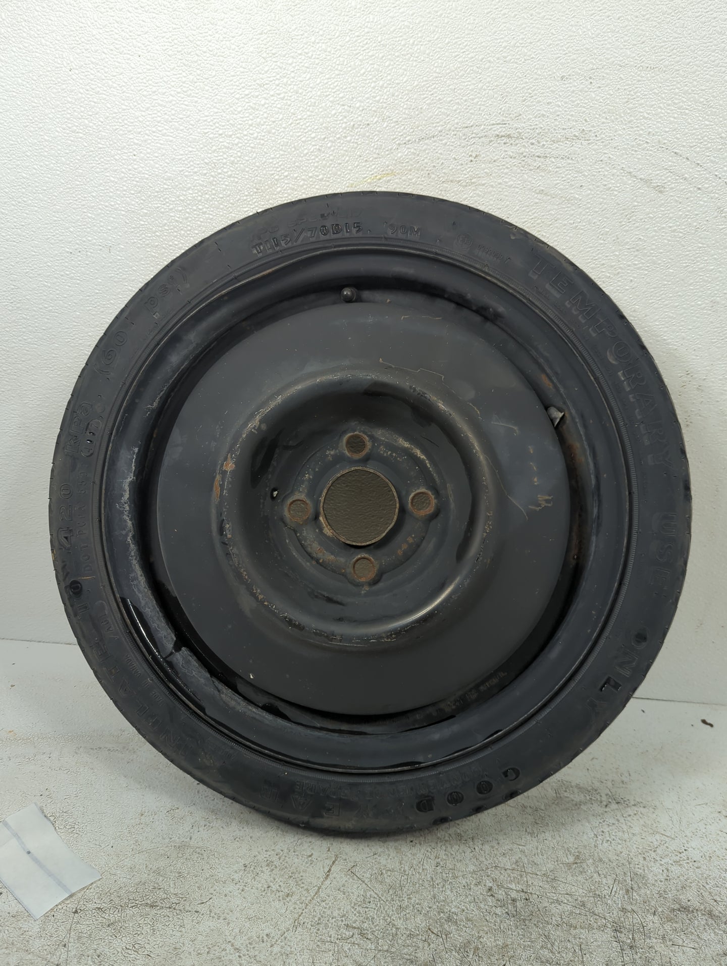 2008 Chevrolet Cobalt Spare Donut Tire Wheel Rim Oem - Oemusedautoparts1.com