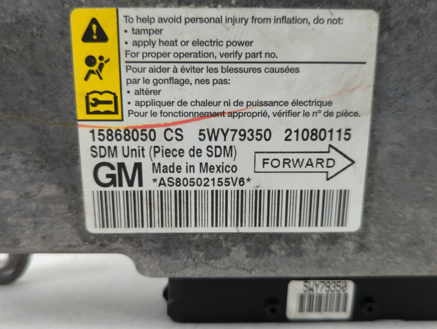 2008-2010 Chevrolet Cobalt Chassis Control Module Ccm Bcm Body Control - Oemusedautoparts1.com