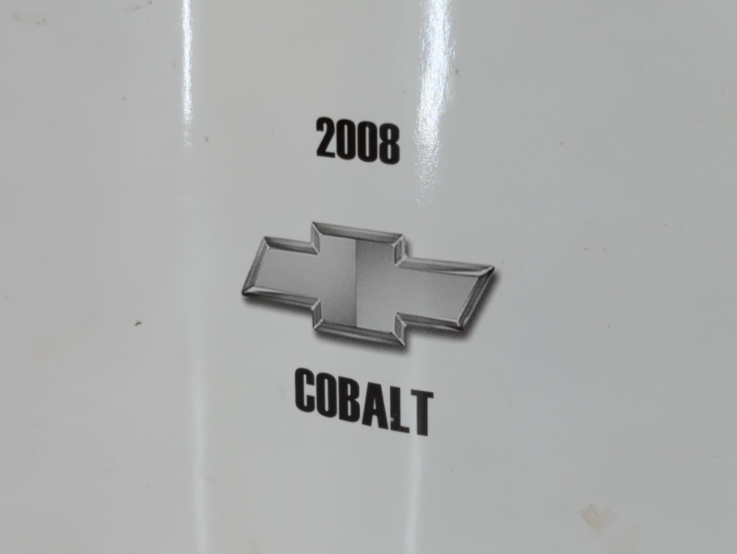 2008 Chevrolet Cobalt Owners Manual Book Guide P/N:15864462 A OEM Used Auto Parts - Oemusedautoparts1.com